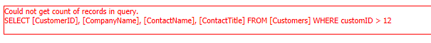Sql Error2